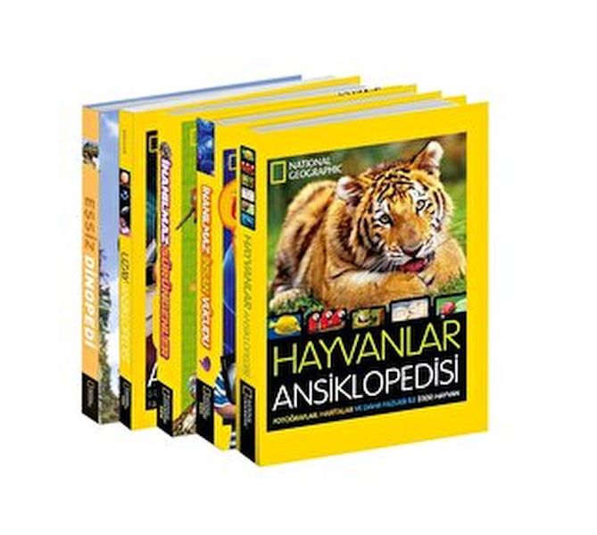 National Geographic Kids Dev Ansiklopedi Seti 5 Kitap Ciltli