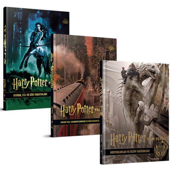 Harry Potter Film Dehlizi Serisi 3 Kitap Takım  Karton Kapak