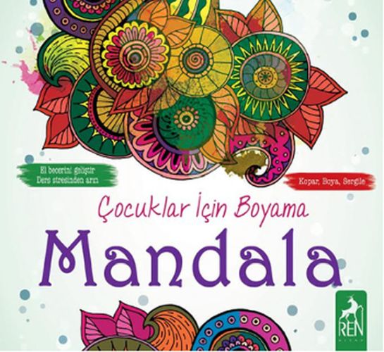 Çocuklar İçin Boyama  Mandala