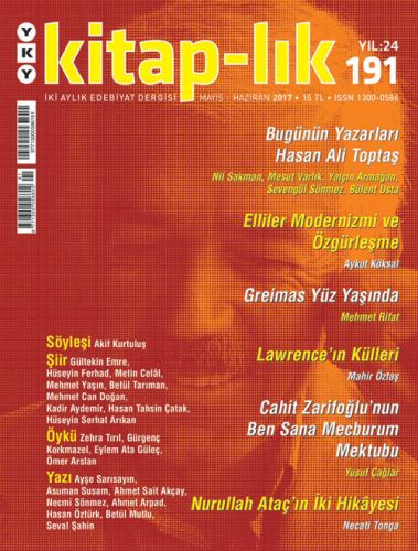 Kitaplık Sayı 191  İki Aylık Edebiyat Dergisi