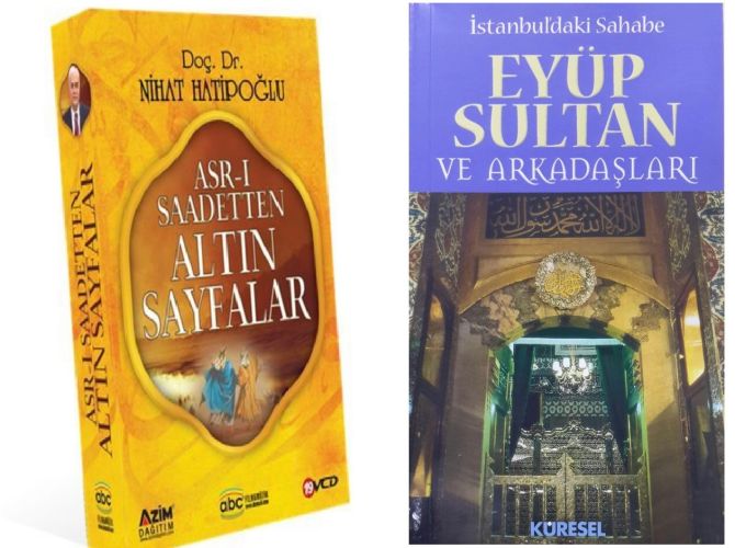 Nihat Hatipoğlu 19 Vcd Set Asrı Saadetten Altın Sayfalar Eyüp Sultan ve Arkadaşları Kitabı Hediye