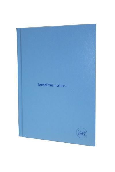 Kendime Notlar Arda Erel Defter Mavi Ciltli