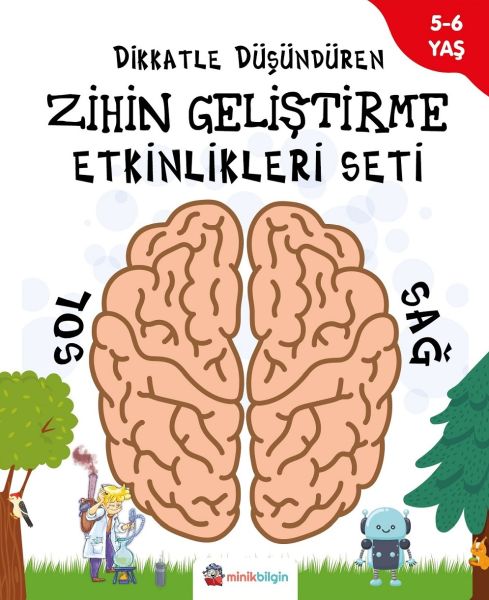 Dikkatle Düşündüren Zihin Geliştirme Etkinlikleri Seti  4 Kitap Takım