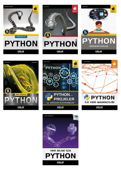 Süper Python Seti 3 7 Kitap Takım