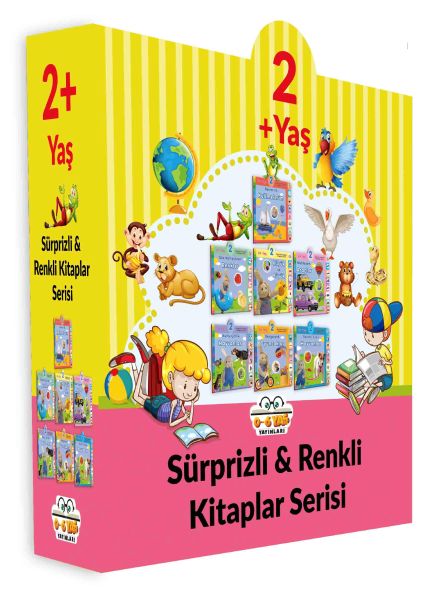 Sürprizli Renkli Kitaplar  7 Kitap Set 2+Yaş