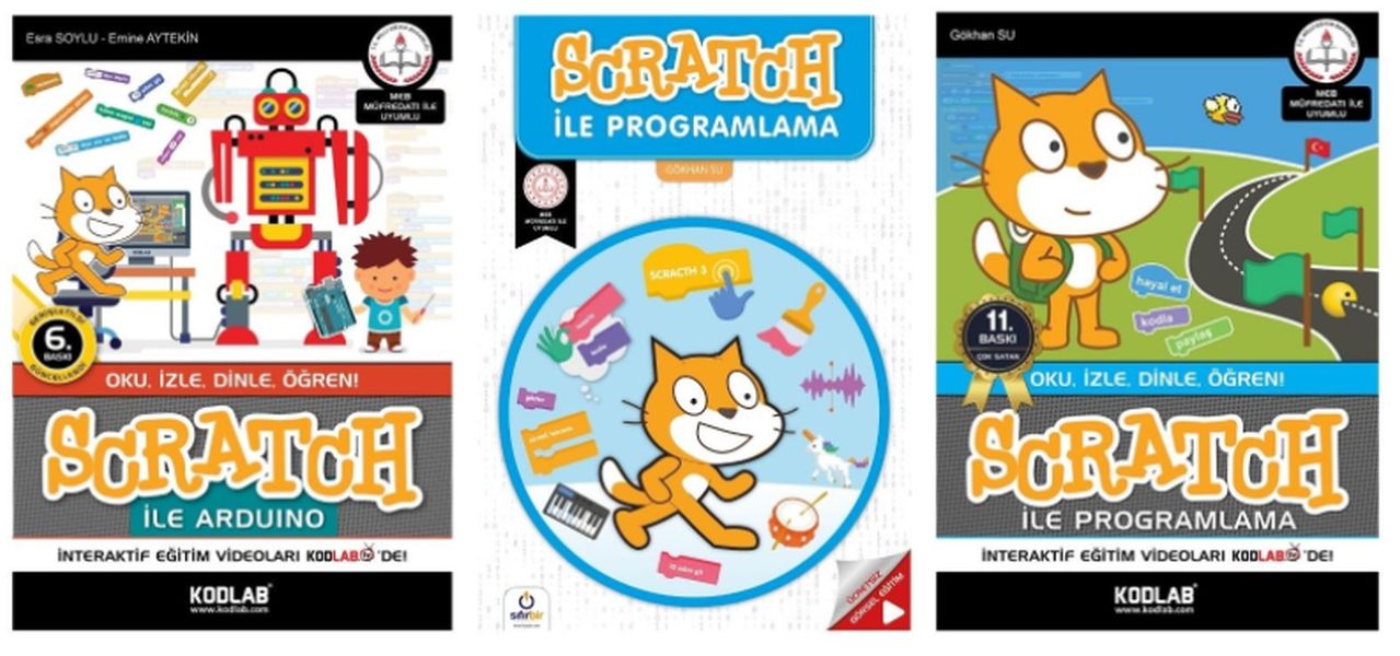 Scratch Eğitim Seti  3 Kitap Takım