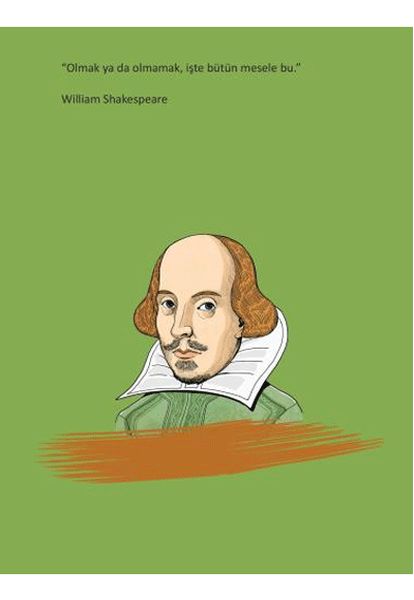 William Shakespeare Ciltli Defter