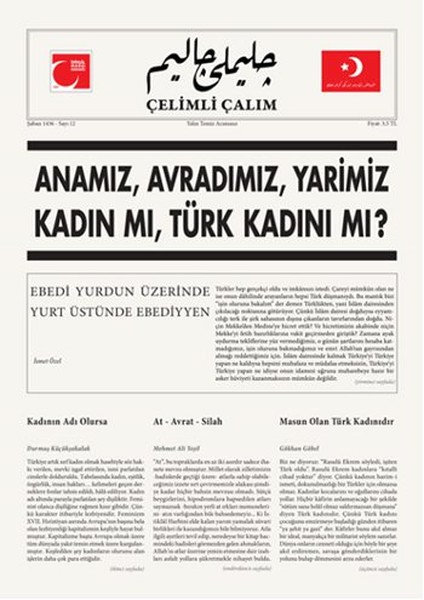 Çelimli Çalım Türk Milliyetçilerinin Mecmuası  Sayı 12