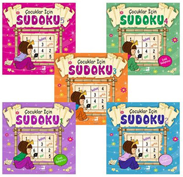 Çocuklar İçin Sudoku Seti  5 Kitap Takım