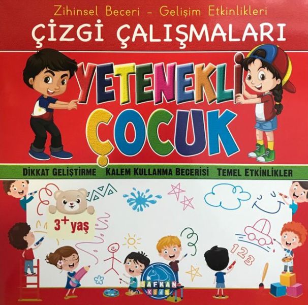 Zihinsel Beceri Gelişim Etkinlikleri Çizgi Çalışmaları Yetenekli Çocuk 3+