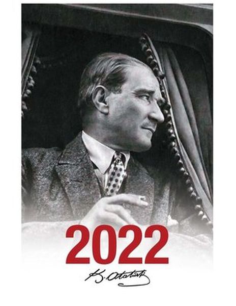 2022 Atatürk Ajandası Mustafa Kemal  Beyaz