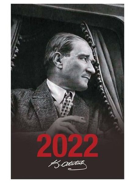 2022 Atatürk Ajandası Ulu Önder  Siyah