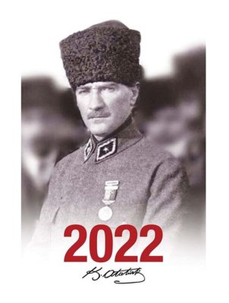 2022 Atatürk Ajandası Madalya  Beyaz