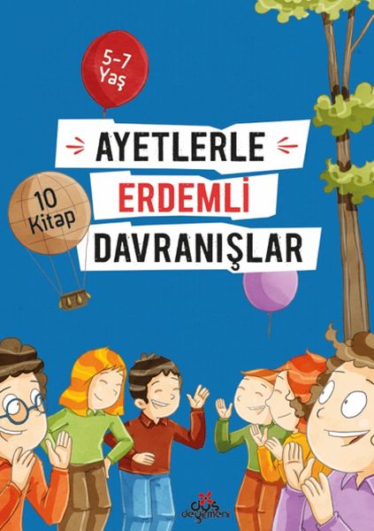 Ayetlerle Erdemli Davranışlar Set  10 Kitap