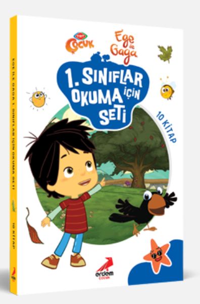 Ege ile Gaga 1 Sınıflar için Okuma Seti 10 Kitap Takım