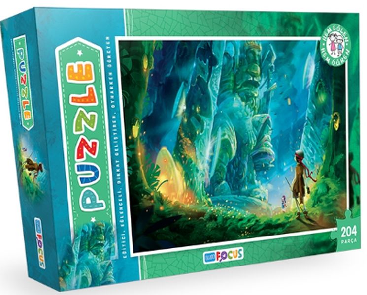 Blue Focus BF085 Kutulu  Puzzle 204 Parça