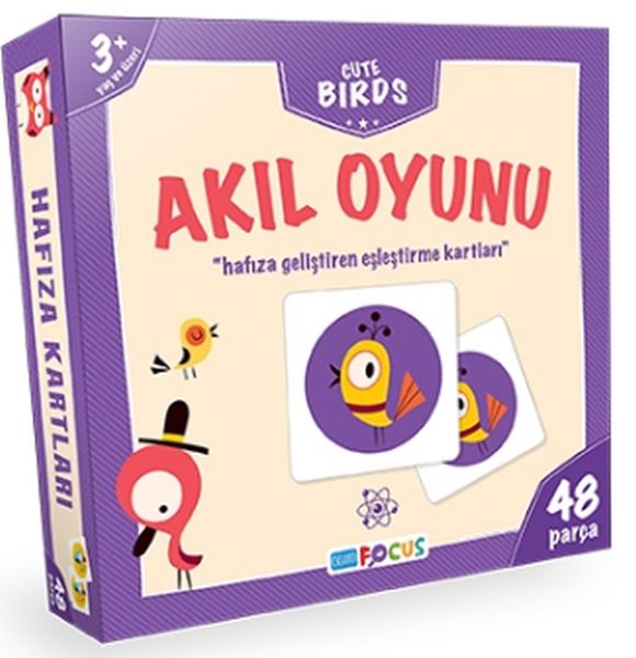 Blue Focus Cute Birds  Akıl Oyunu 48 Parça