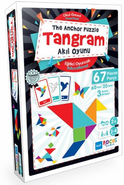 Blue Focus Tangram Akıl Oyunu  The Anchor Puzzle