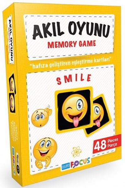 Blue Focus Memory Game Smile  Akıl Oyunu