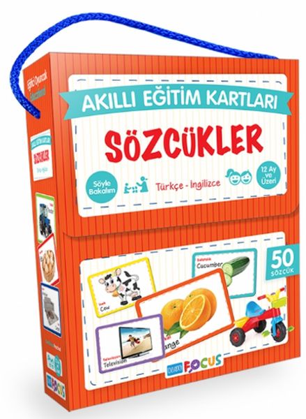 Blue Focus Akıllı Eğitim Kartkarı  Sözcükler