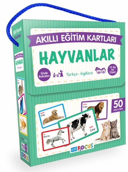 Blue Focus Akıllı Eğitim Kartları  Hayvanlar