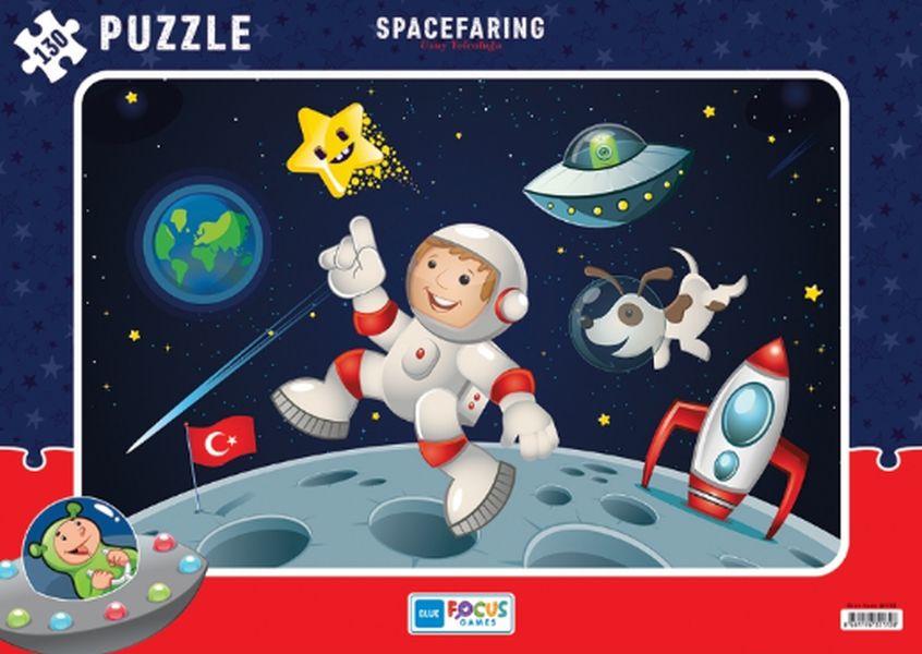 Blue Focus Spacefaring Uzay Yolculuğu  Puzzle 130 Parça