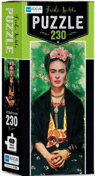 Blue Focus Frida Kahlo  Puzzle 230 Parça