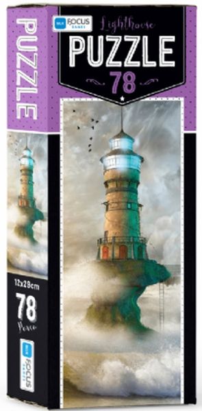 Blue Focus Lighthouse  Puzzle 78 Parça