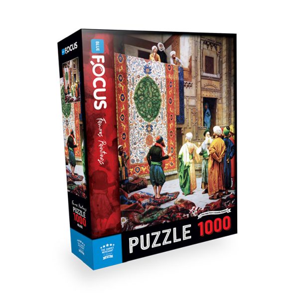 Blue Focus Puzzle Halı Tüccarı 1000 Parça