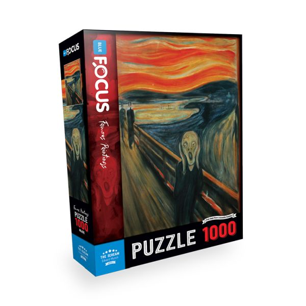 Blue Focus 1000 Parça Puzzle Çığlık