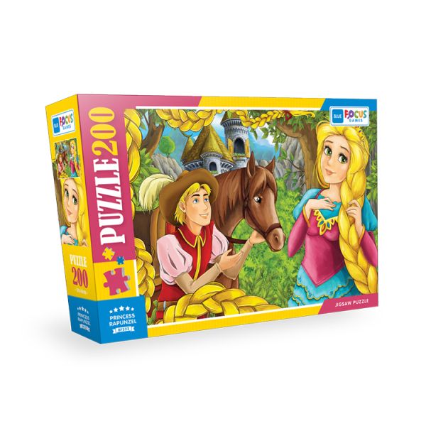 Blue Focus Princess RapunzeL Prenses Rapunzel  Puzzle 200 Parça