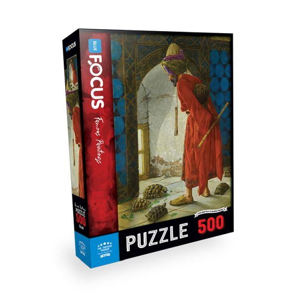 Blue Focus The Tortoise Trainer Kaplumbağa Terbiyecisi  Puzzle 500 Parça