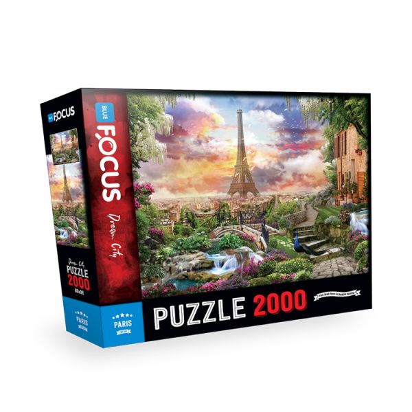 Blue Focus Paris  Puzzle 2000 Parça