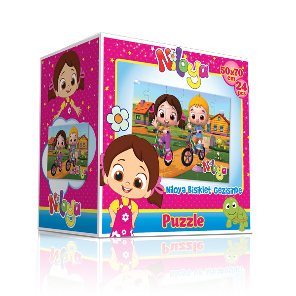 Niloya Yer Puzzle  Niloya Bisiklet Gezisinde  CA5001