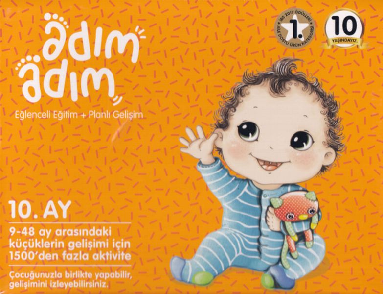 Adım Adım Bebek Eğitim Seti 10 Ay