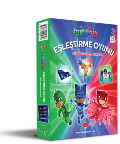 Pjmasks Eşleştirme Oyunu Eğlenceli Hafıza Kartları