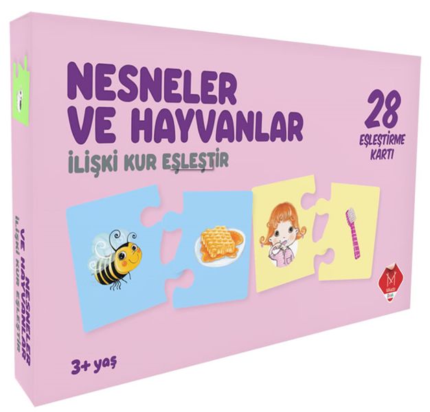 Nesneler ve Hayvanlar  İlişki Kur Eşleştir 3+ Yaş