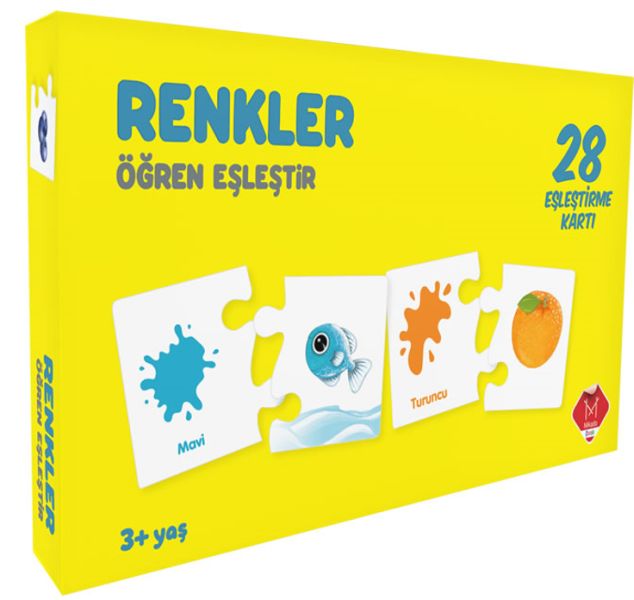 Renkler  Öğren Eşleştir 3+ Yaş