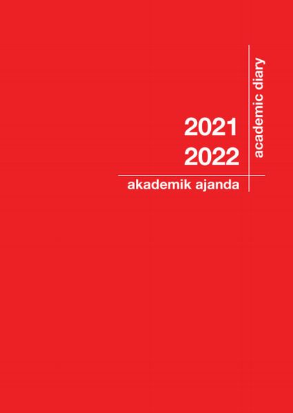 Akademi Çocuk 20212022 Akademik Ajanda Kırmızı 21x29cm