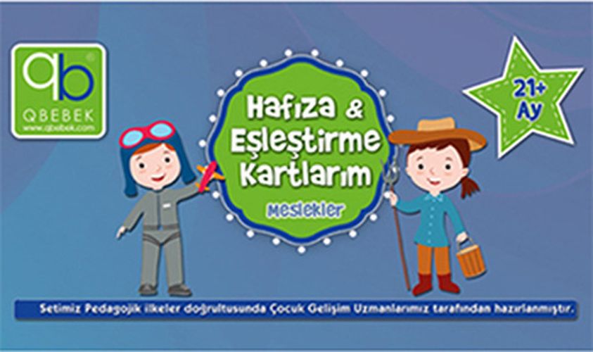 Hafıza ve Eşleştirme Kartlarım  Meslekler 21+Ay