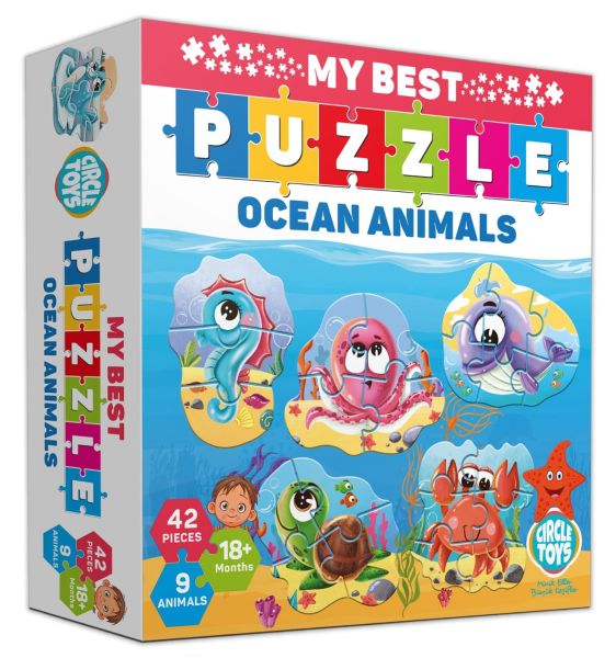 Circle Toys My Best Puzzle Ocean Animals