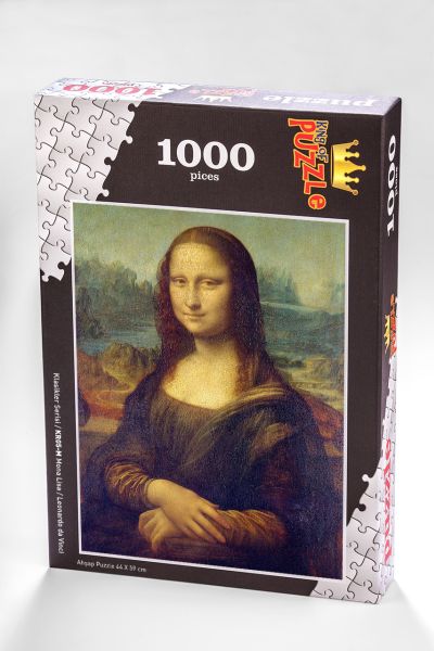 Klasikler Serisi - Mona Lisa  Leonardo da Vinci (1000 Parça Puzzle) KR05-M