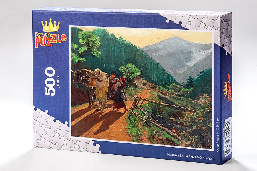 Manzara Serisi - Köy Yolu (500 Parça Puzzle) MZ04-D