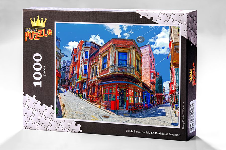 Cadde Sokak Serisi - Balat Sokakları - İstanbul (1000 Parça Puzzle) SK01-M