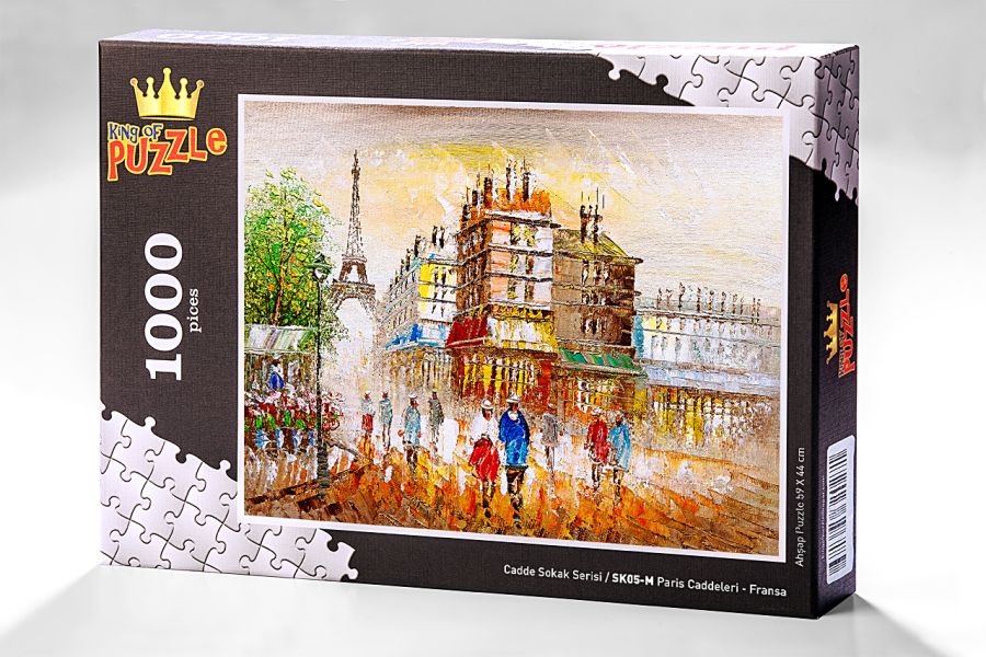 Cadde Sokak Serisi - Paris Caddeleri - Fransa (1000 Parça Puzzle) SK05-M