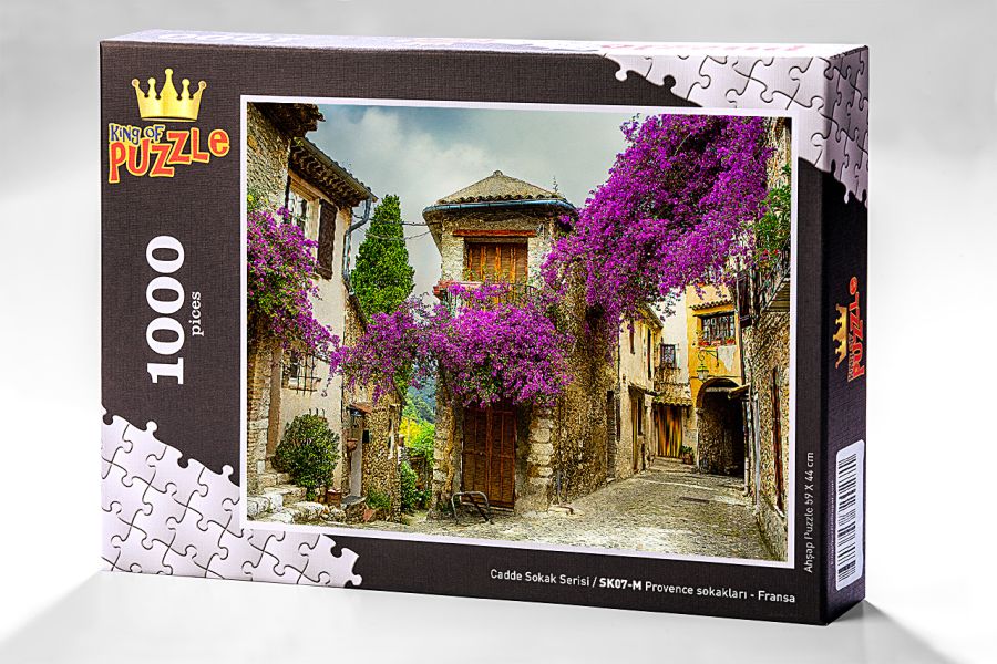 Cadde Sokak Serisi - Provence Sokakları - Fransa (1000 Parça Puzzle) SK07-M