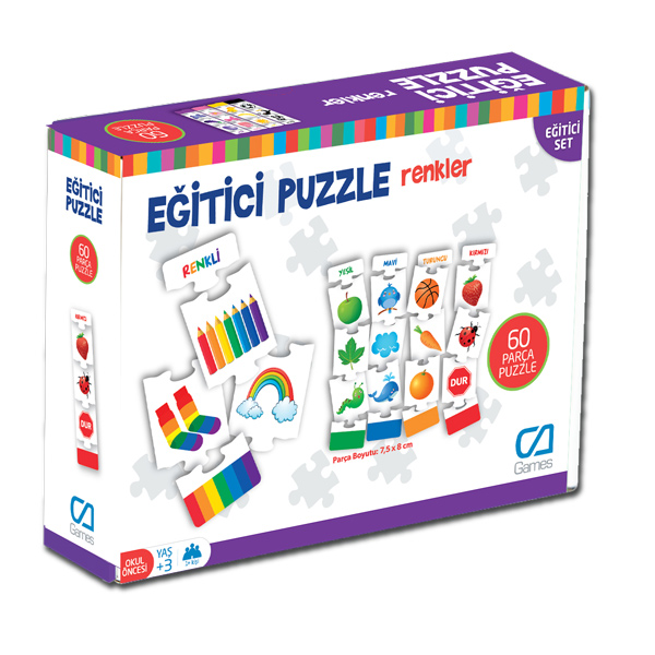 Eğitici Puzzle  Renkler CA5029