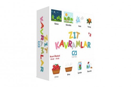 Zıt Kavramlar 115x115 Kartlar