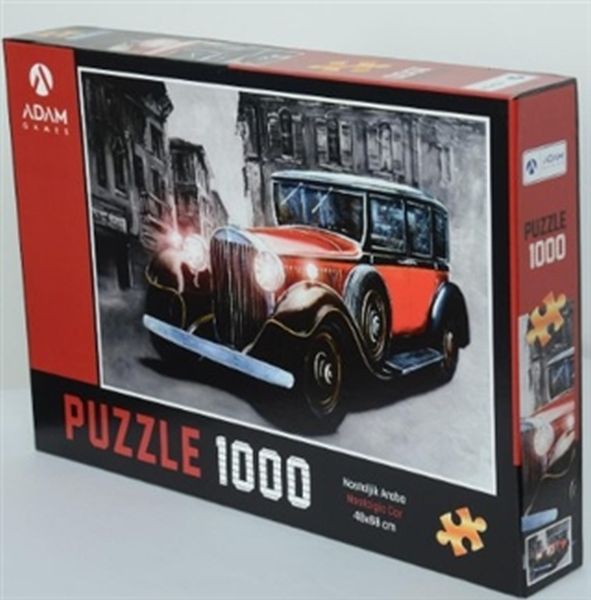 Nostaljik Araba 1000 Parça Puzzle