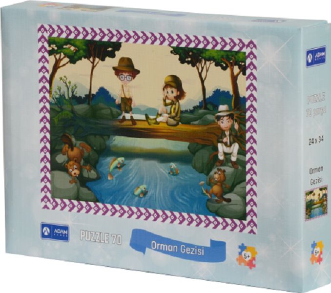 Orman Gezisi 70 Parça Puzzle